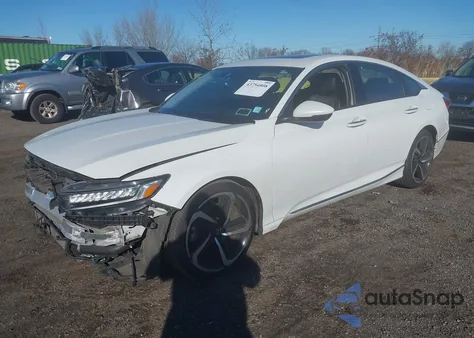 2018 Honda Accord Touring из США, поврежденный, VIN 1HGCV1F90JA013676